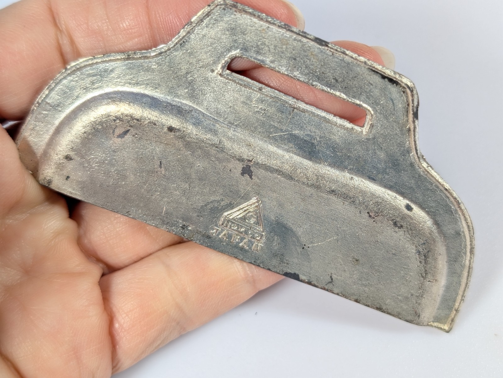 Vtg Souvenir of the Ozarks Bagnell Dam Silver Colored Crumb Tray Mini Dust Pan