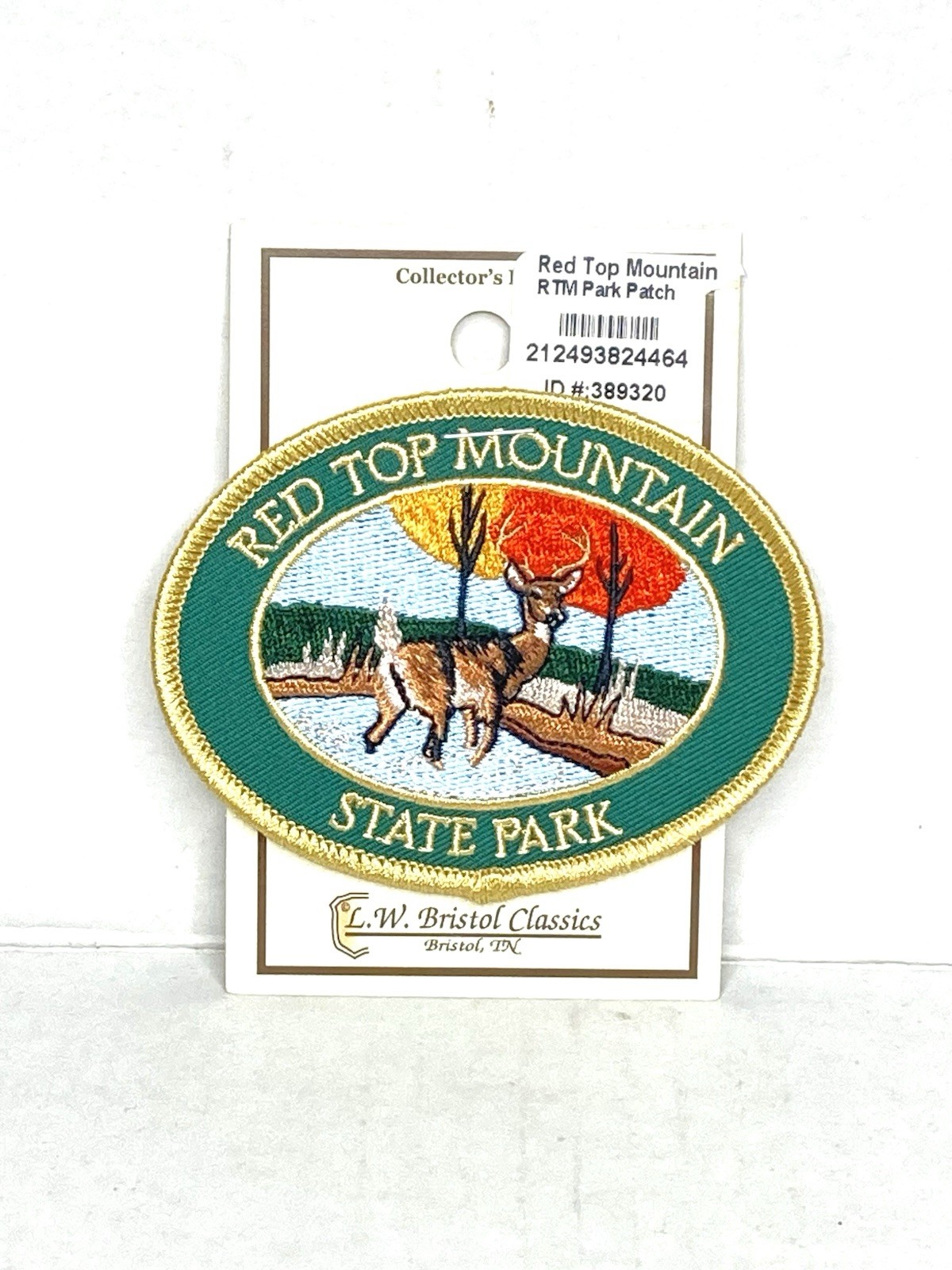 Red Top Mountain Park Patch L W Bristol Classics Collectors Deer Trees