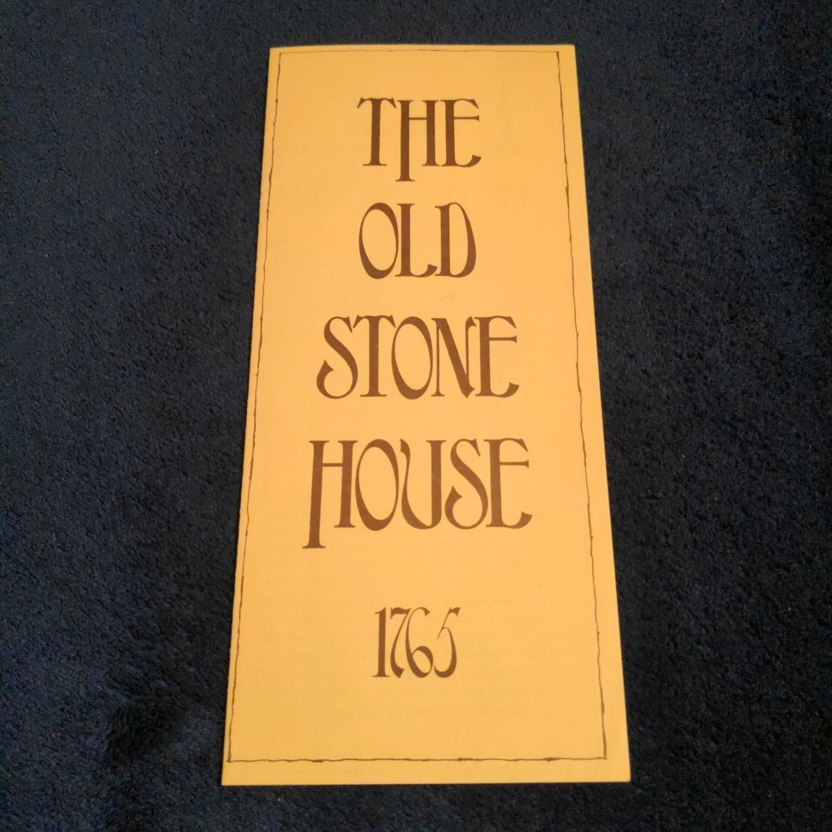 Old Stone House Brochure, Washington DC Georgetown National Park Service 1970s