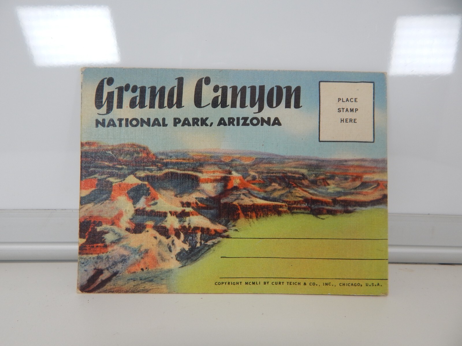 Vintage Grand Canyon National Park Souvenir Picture Booklet 1951