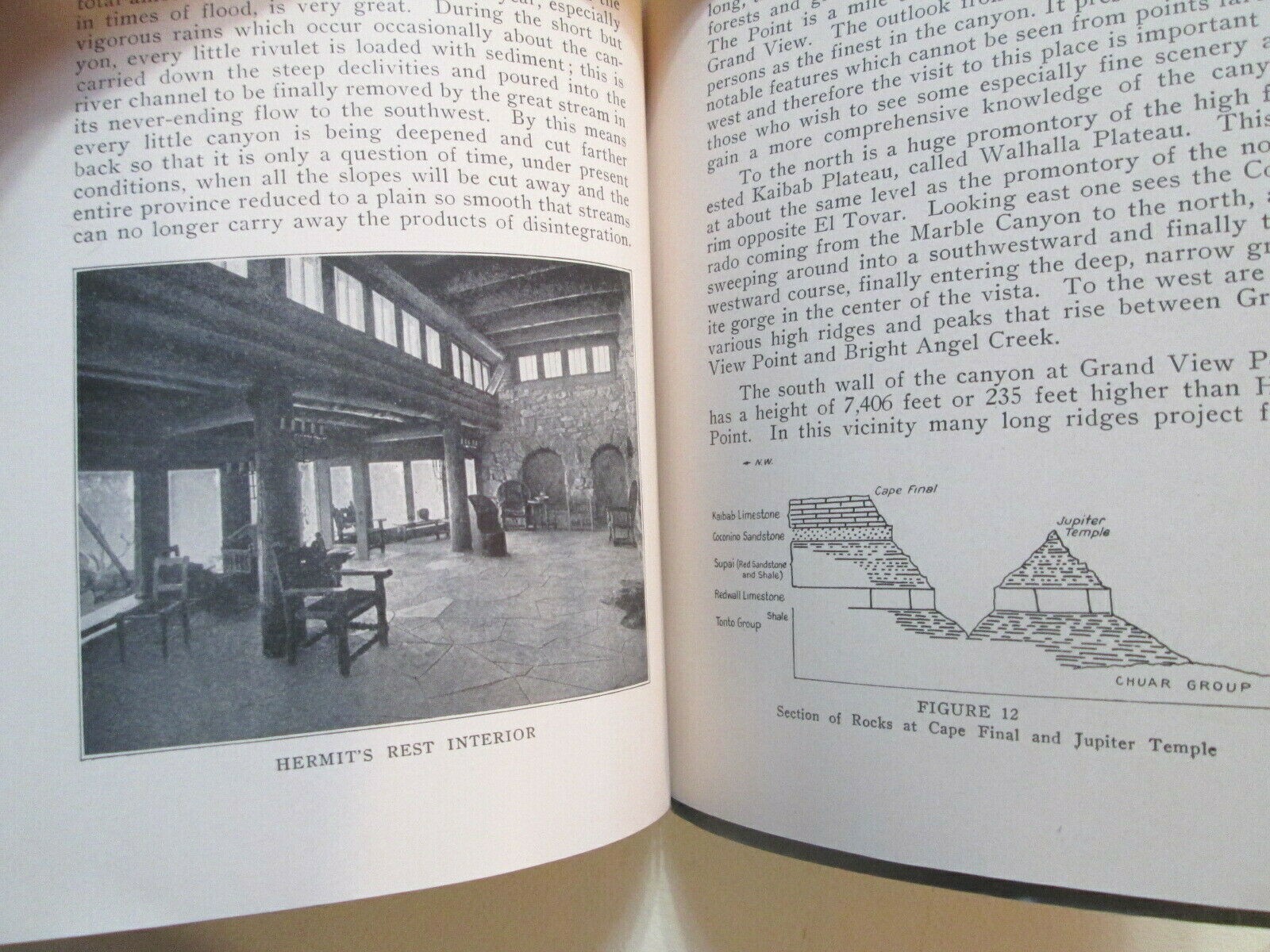 STORY OF THE GRAND CANYON OF ARIZONA Book BY FRED HARVEY 9th Ed 1926 w/ Maps
