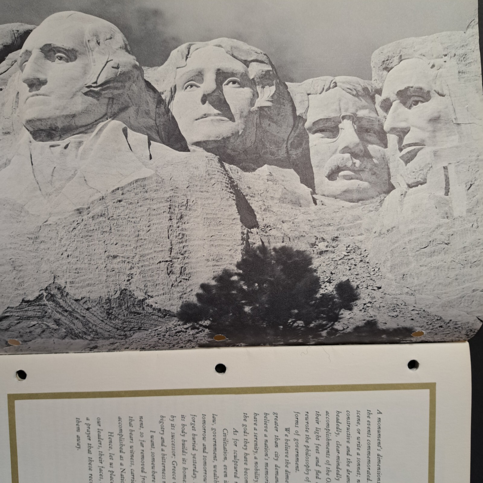 Mount Rushmore National Memorial Society Black Hills South Dakota SD