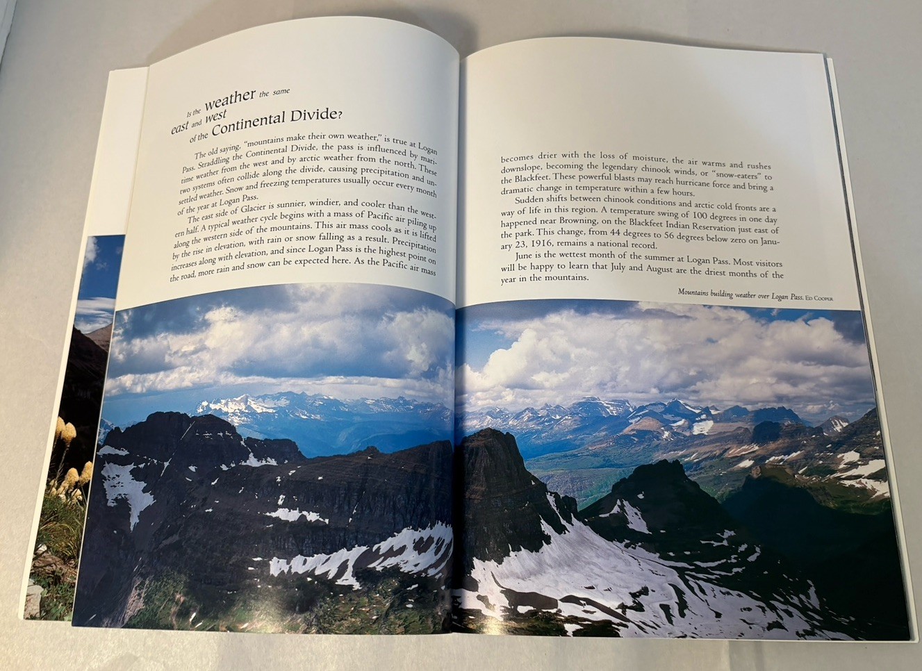 VTG 70s Glacier Nat’l Park Book Bundle; Glacier & Waterton Lakes, Logan Pass+
