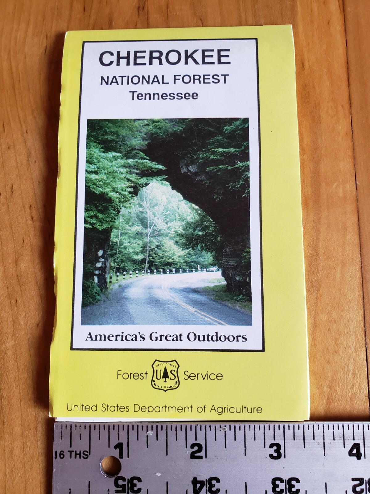 U.S. Forest Service Cherokee National Forest Overview Map Tennessee