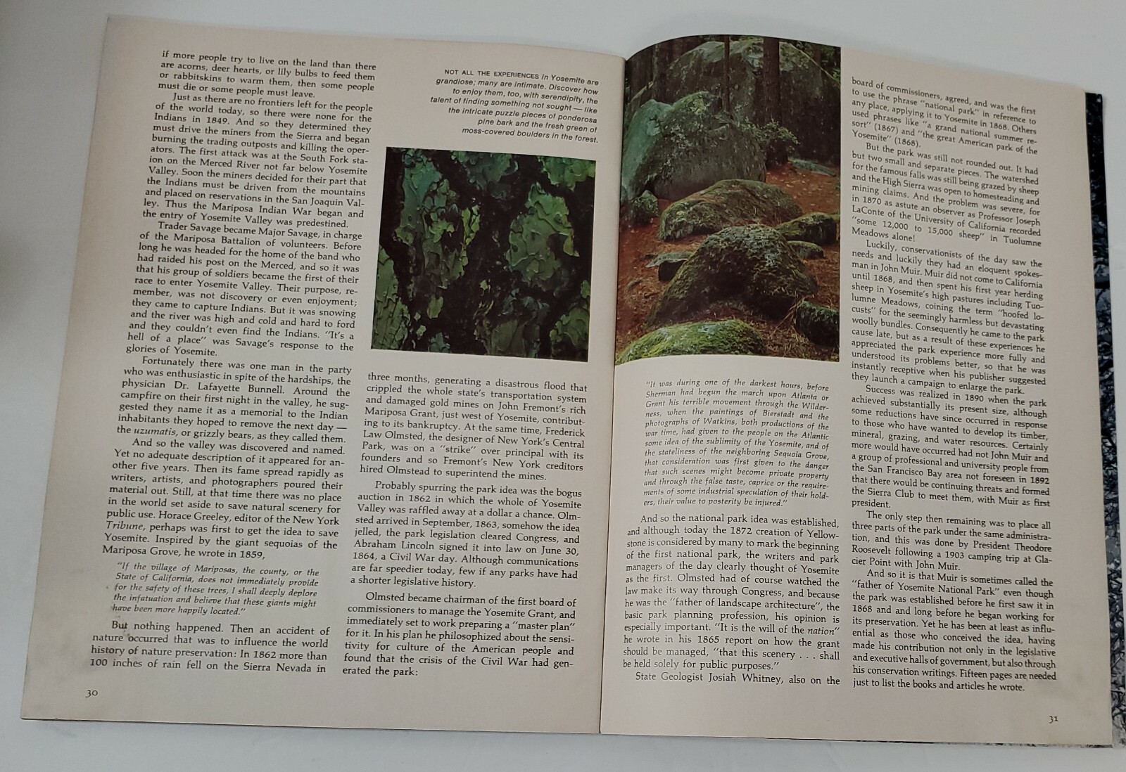 Yosemite The Story Behind the Scenery ’71 Muench Souvenir Paperback Picture Book