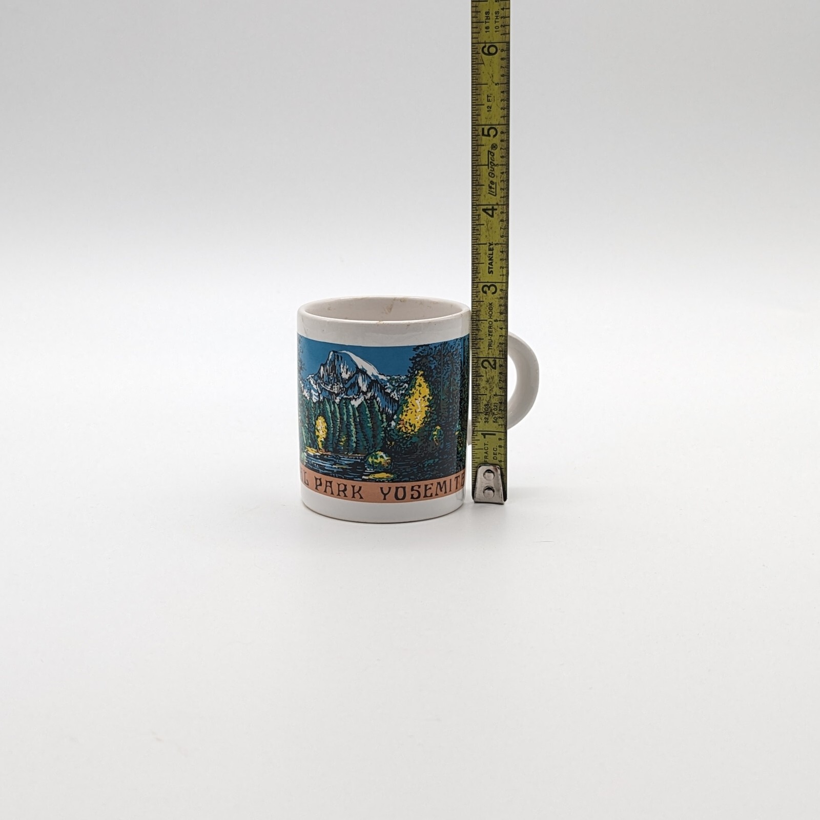 VTG Yosemite National Park California Waterfall Tea Cup Ceramic Mini Mug