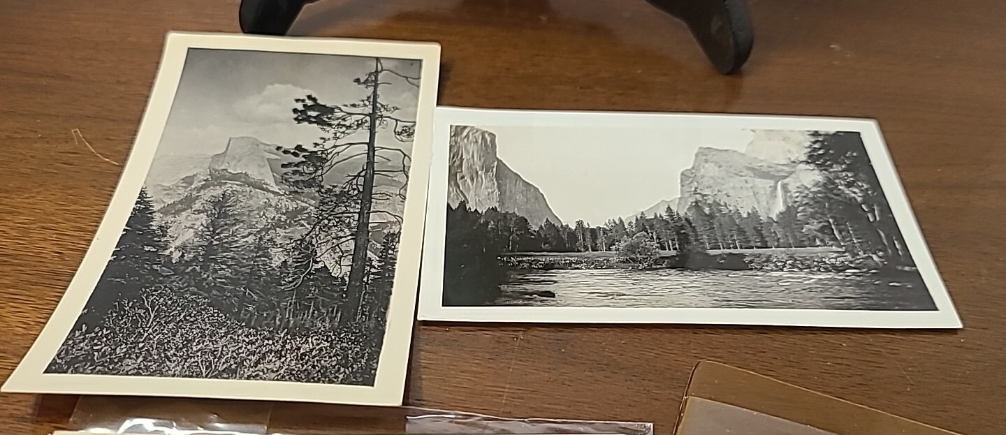 Vtg Yosemite National Park Color Album Prints 1953/Photo Guide 1955/Pers. Photos