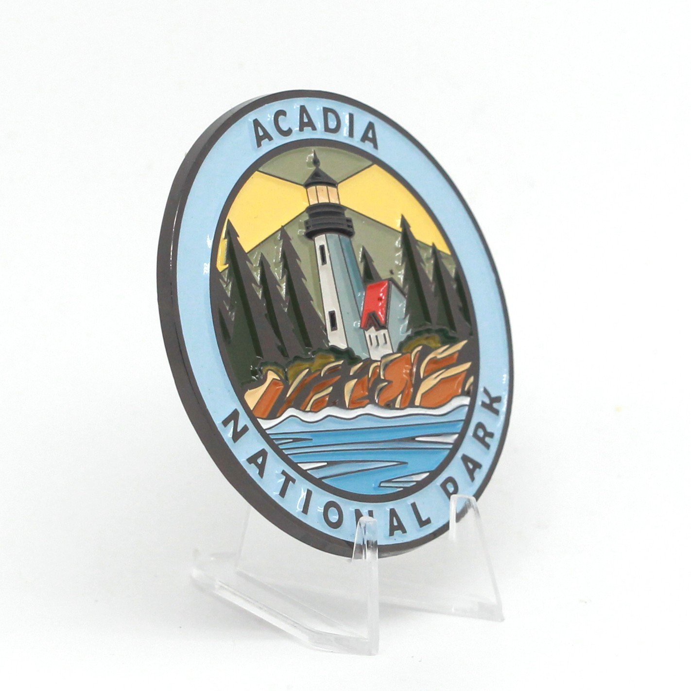 Cre8Travel Acadia National Park Collectible Magnet – Enamel Finish, 52mm NEW