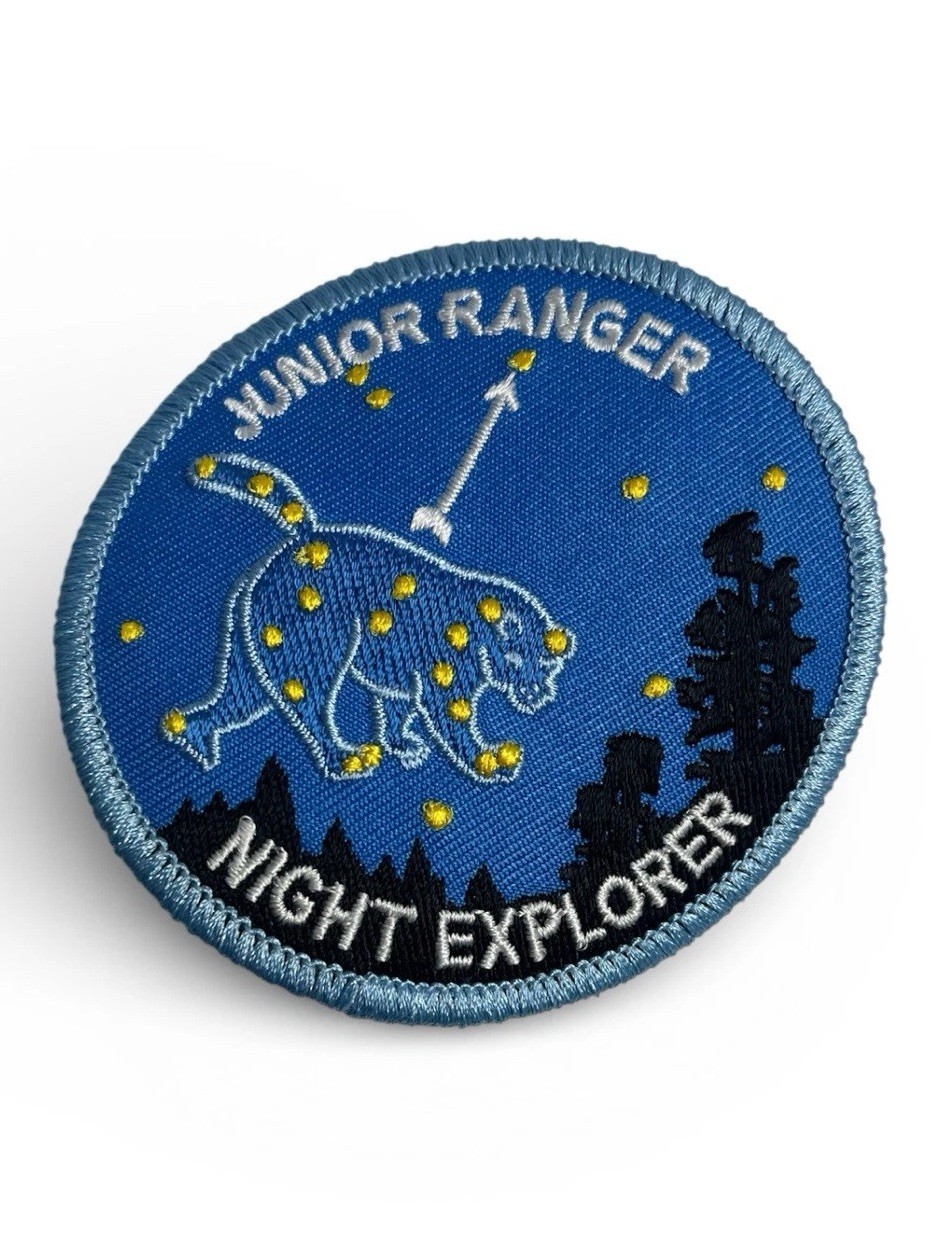 NPS Junior Ranger Night Explorer Patch Ursa Major Big Bear Constellation NEW