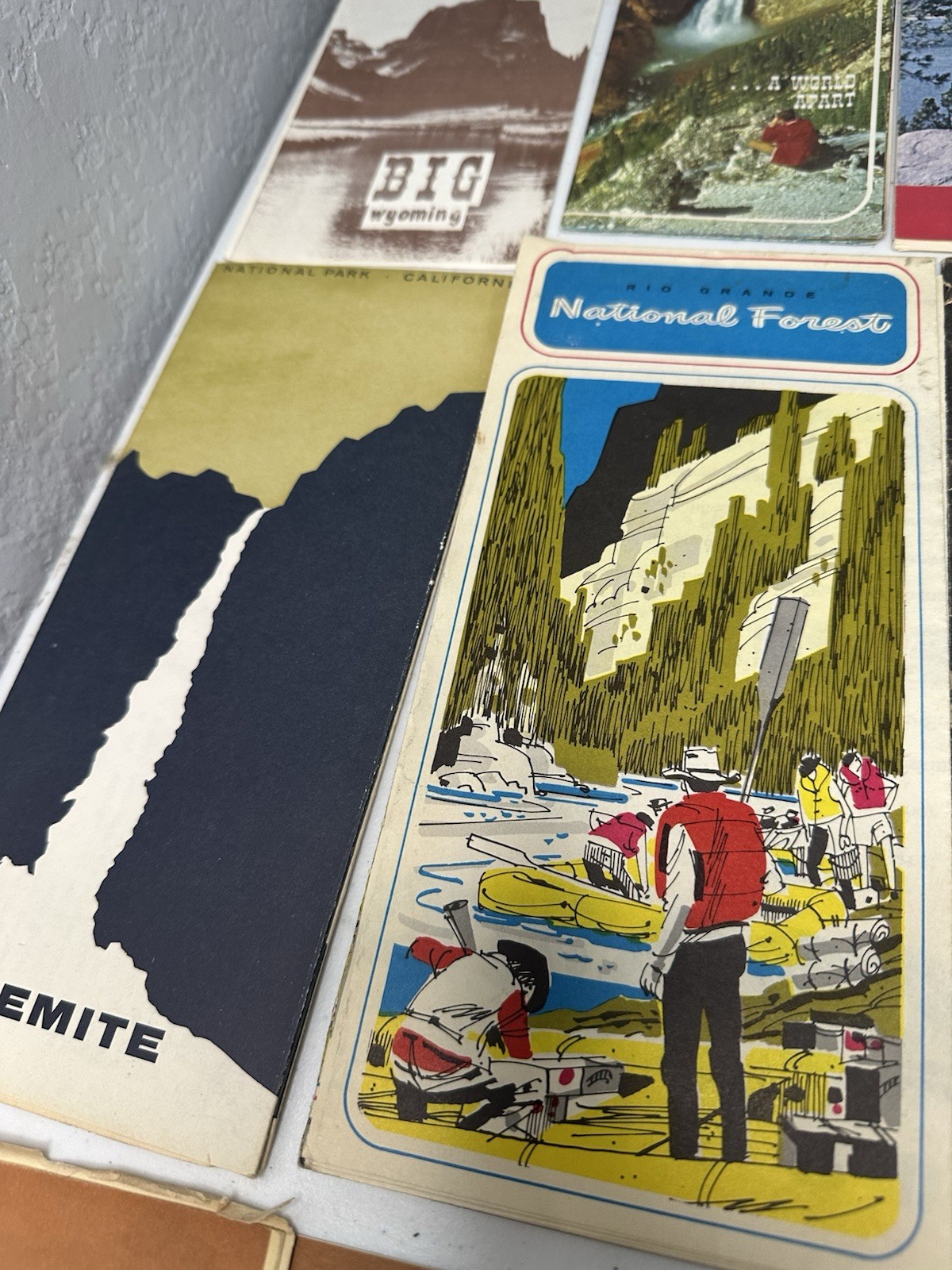 NATIONAL PARKS BROCHURES 1960’s-70’s Yellowstone National Forrest’s Lot Of 19