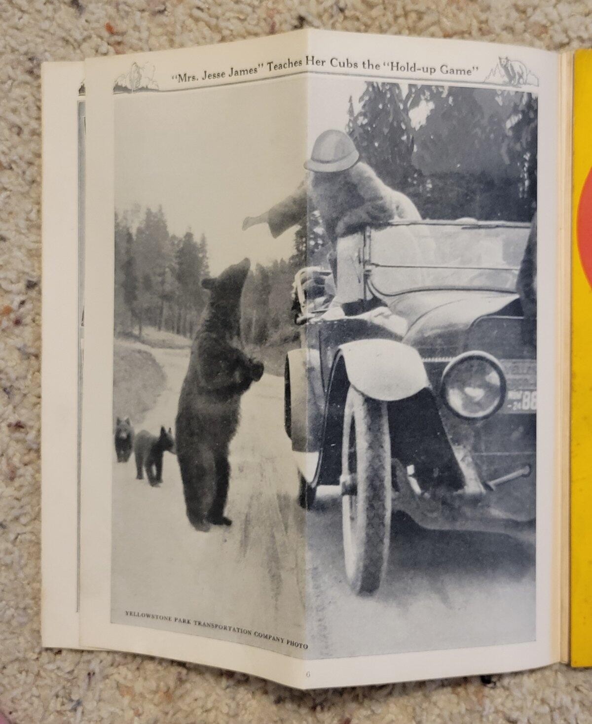 Vintage 1920s Yellowstone Park Hotels Booklet Union Pacific Brochure