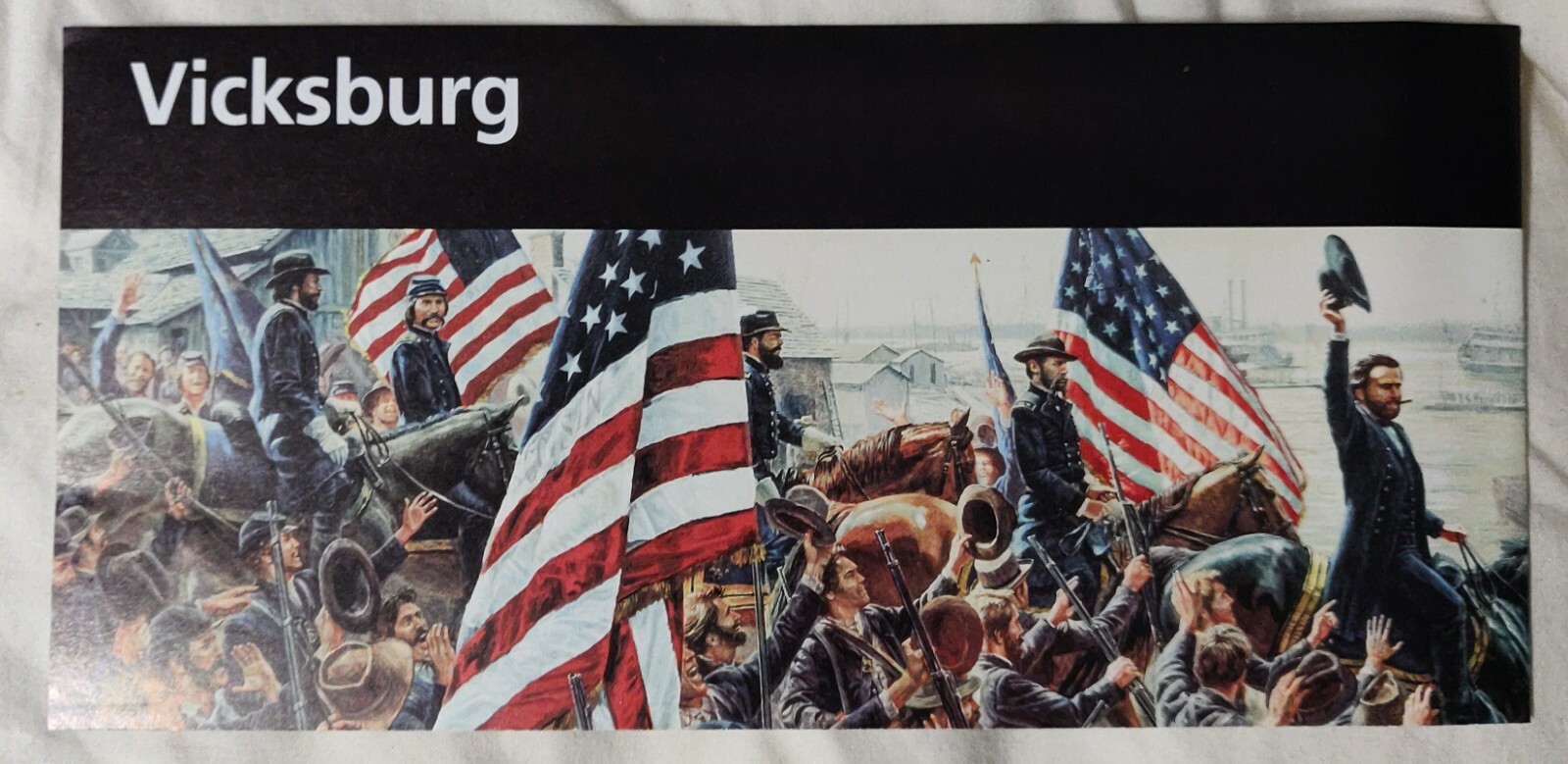 Vicksburg National Military Park Guide Map – NPS UNIGRID BROCHURE – Civil War