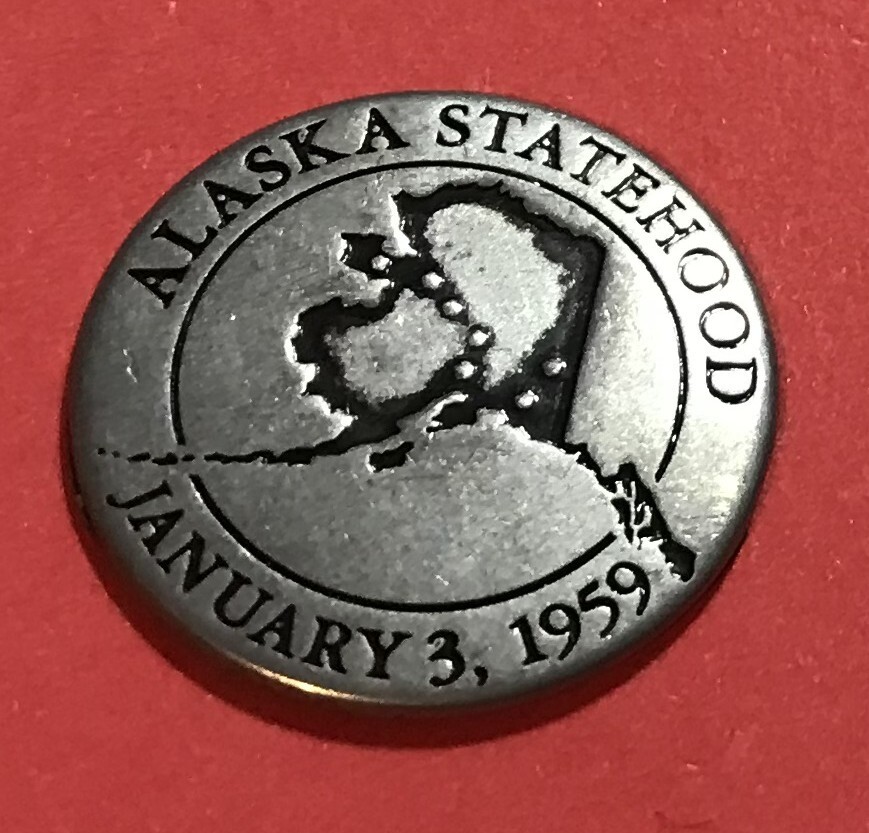 Alaska Statehood Whale Collectible Token