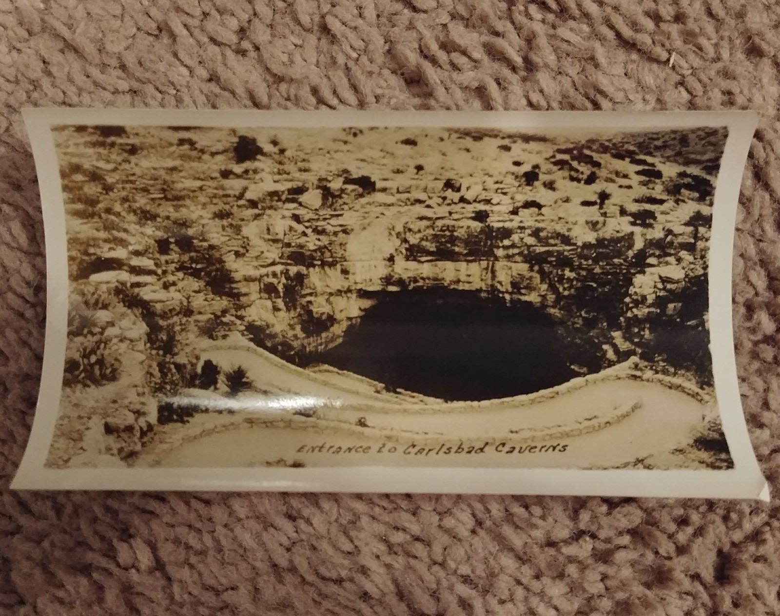 Lot of 15 Vintage Black & White Souvenir Photos – Carlsbad Caverns New Mexico