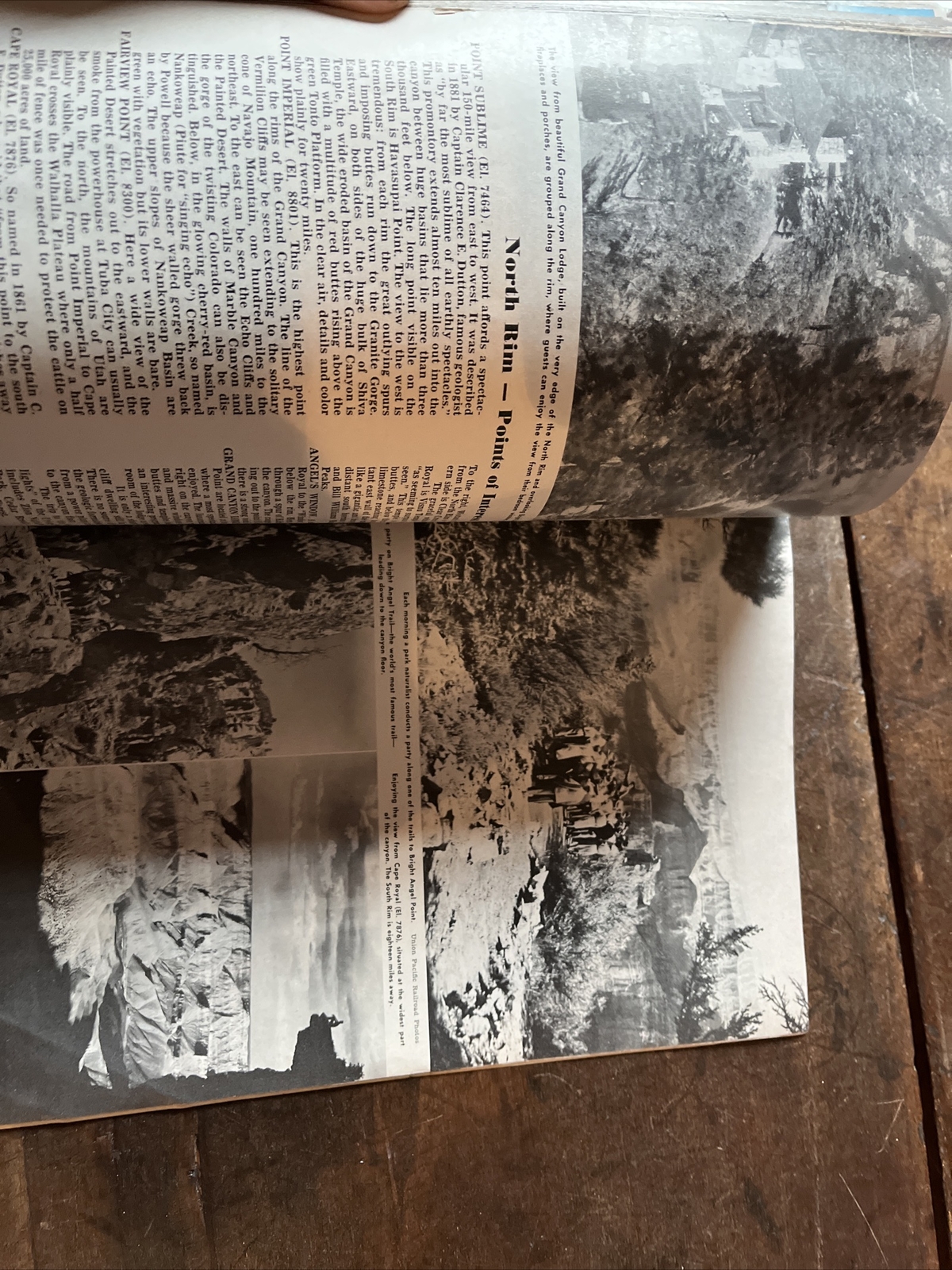 Grand Canyon Zion, Bryce, Death Valley Natl. Park 1953 Travel Book +Color Pics