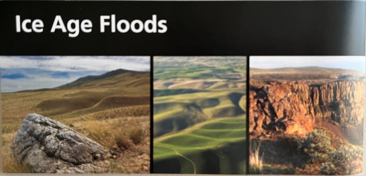 2026 ICE AGE FLOODS GEOLOGIC TRAIL NATIONAL PARK SERVICE UNIGRID BROCHURE/MAP