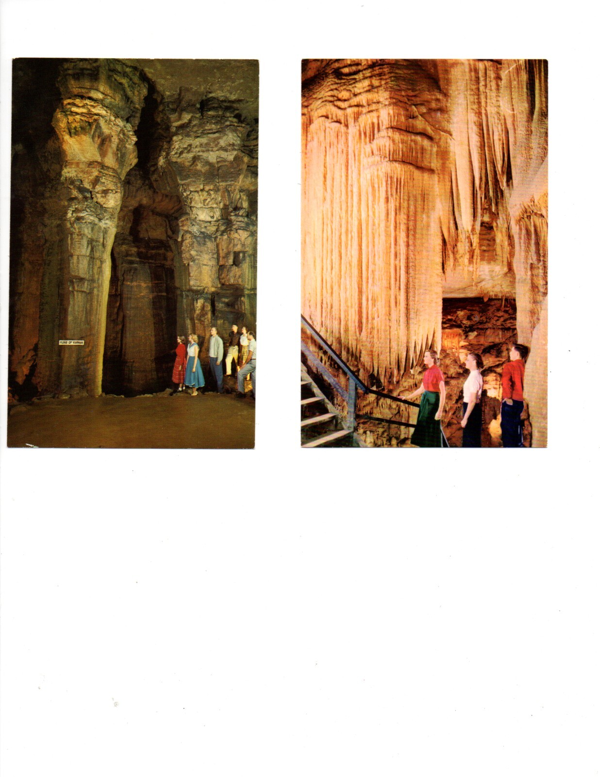 Vintage Mammoth Caves National Park (KY) Guides & Postcards Tourism Package
