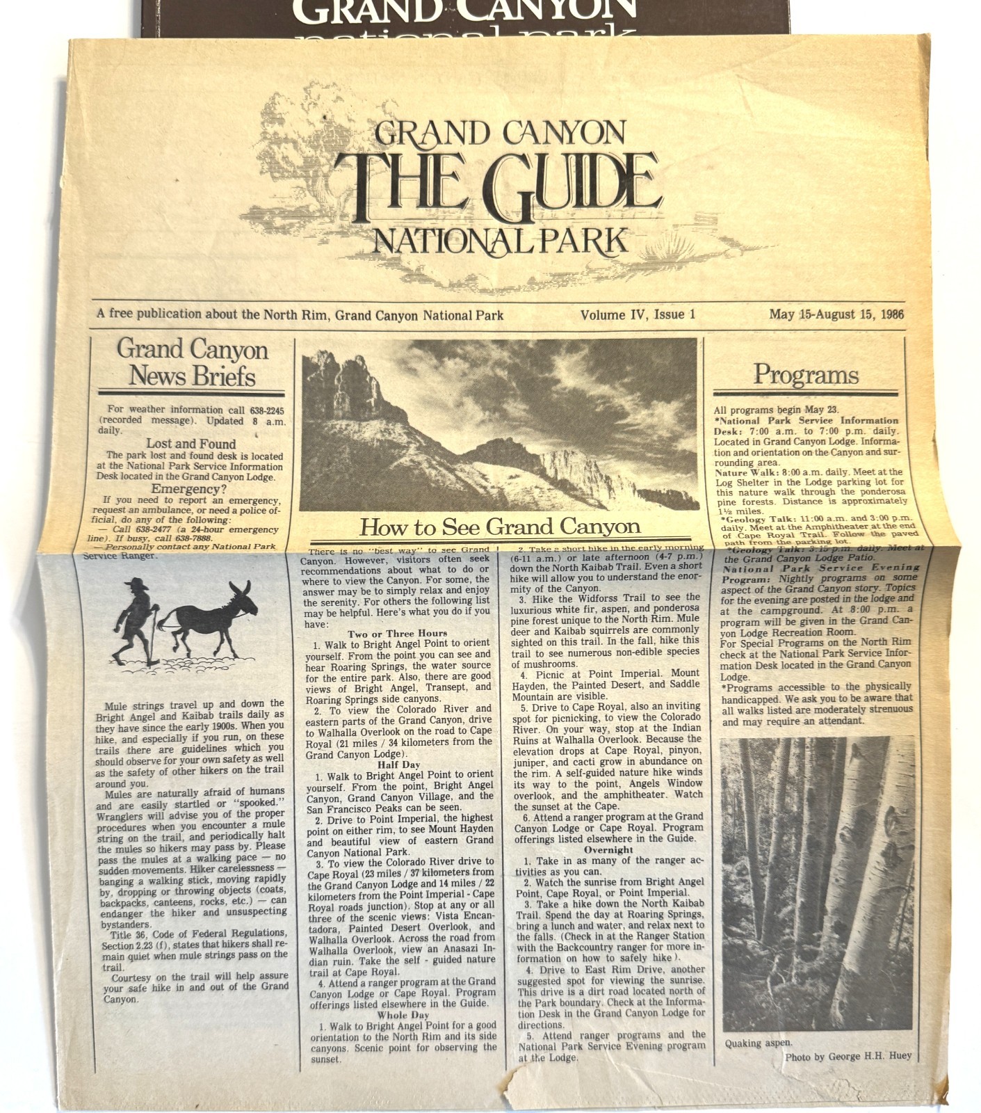 Collection of 10 Vintage National Park Travel Guides and Booklets