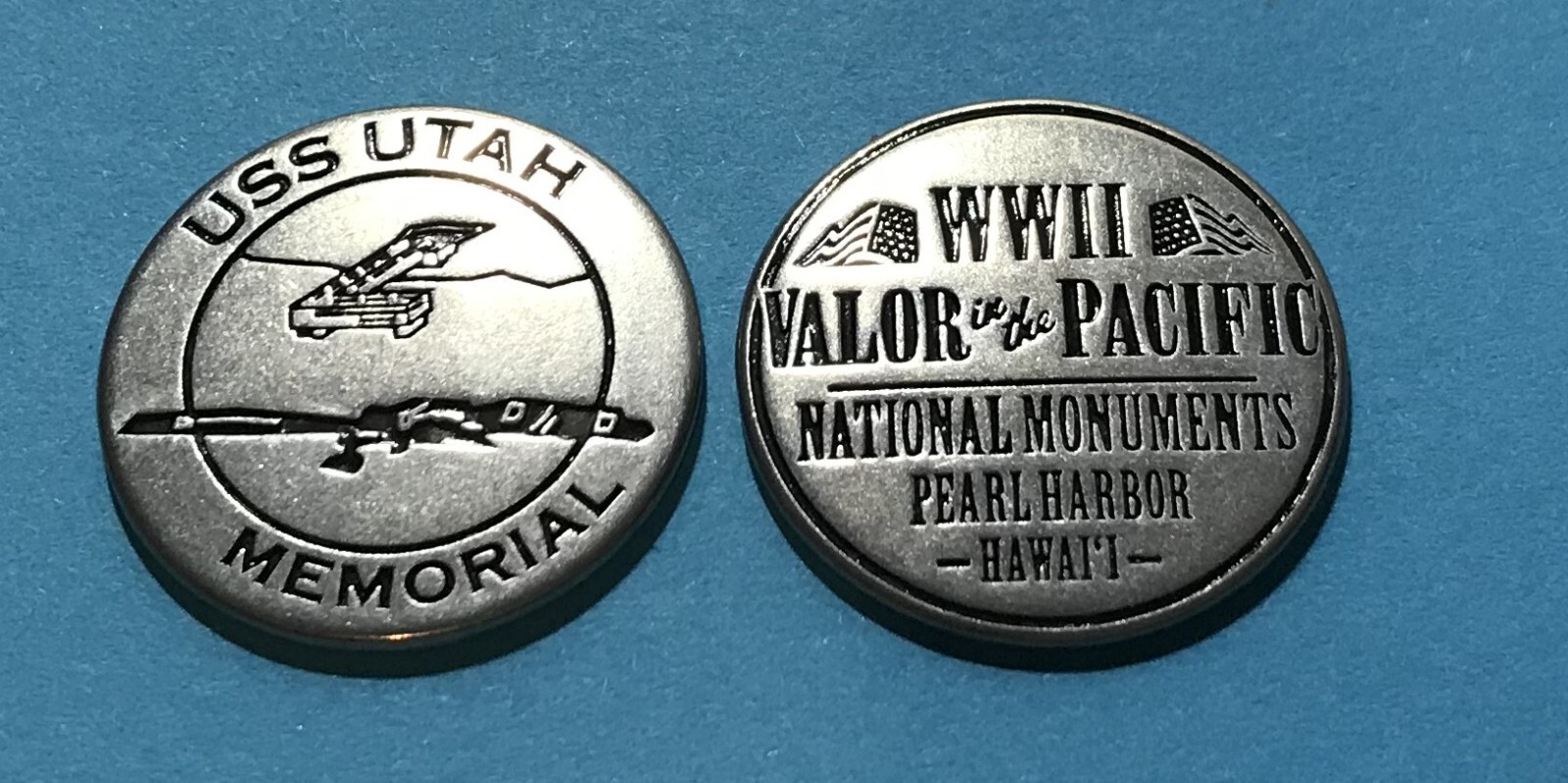 USS Utah Memorial at Pearl Harbor National Monument Token