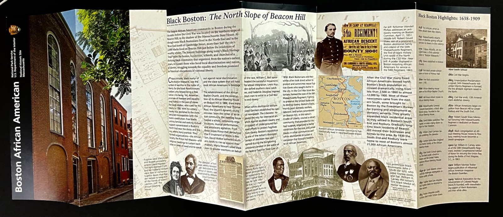2006 Boston African American Civil Rights History Official Nat’l Site Brochure