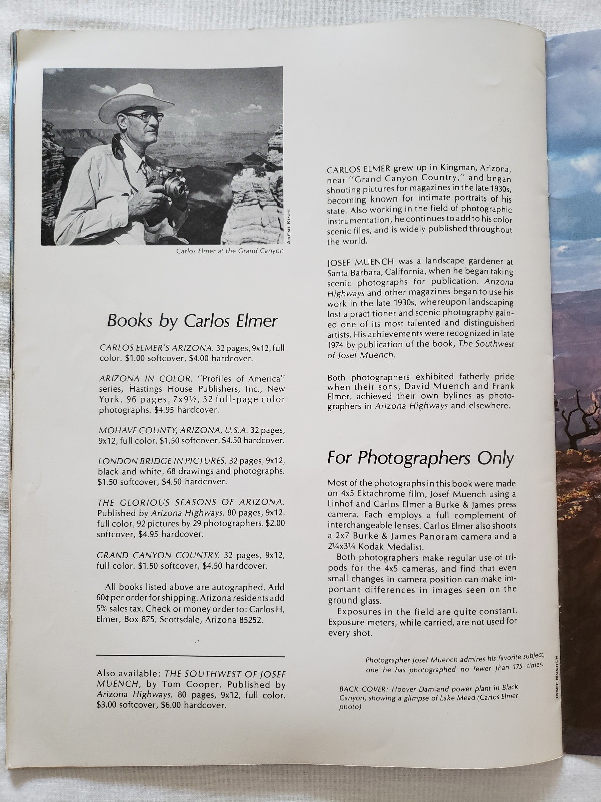 Grand Canyon Country by Carlos Elmer 1975