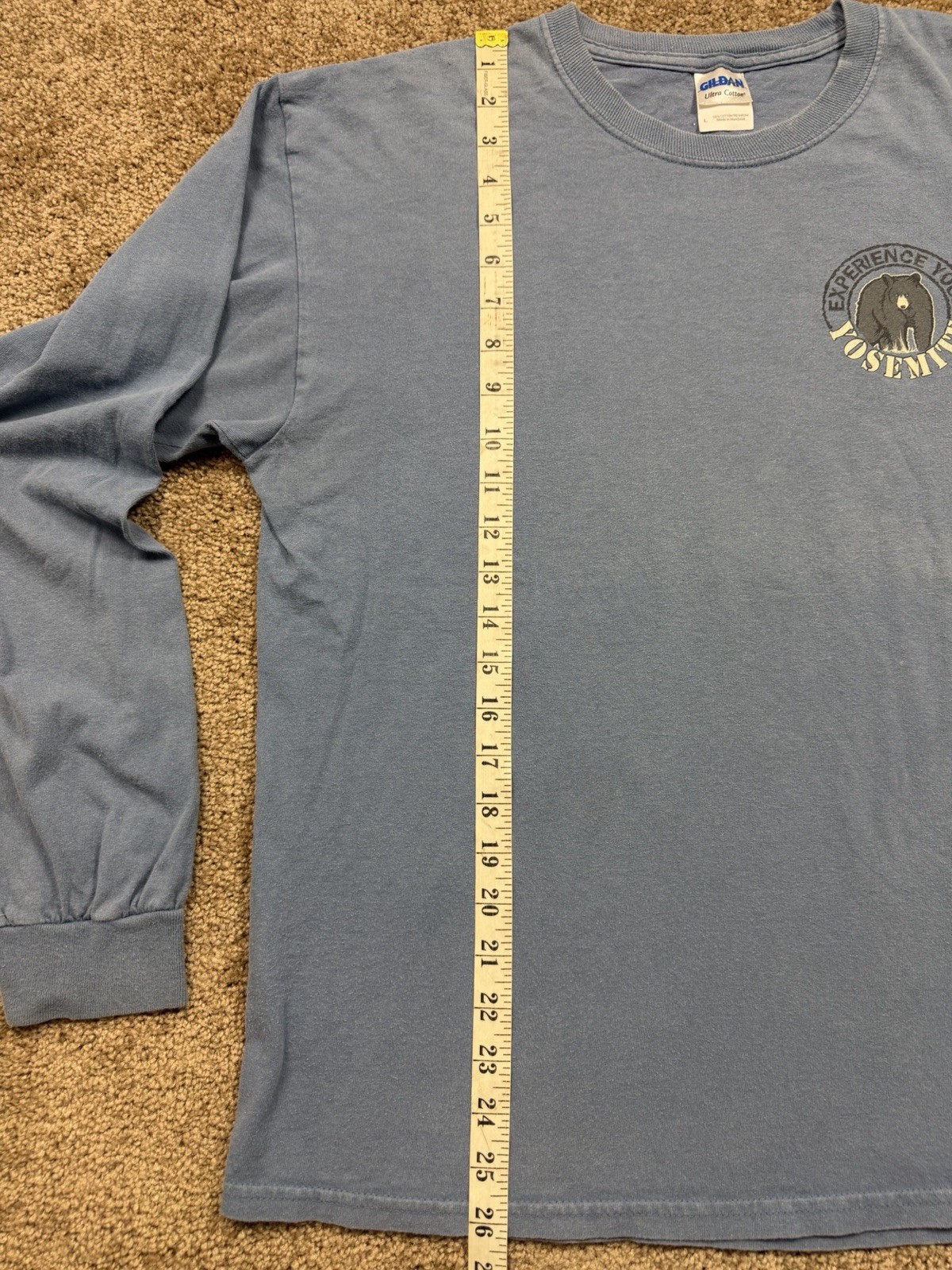 Vintage Yosemite Half Dome National Park Bear Long Sleeve T Shirt Adult Large