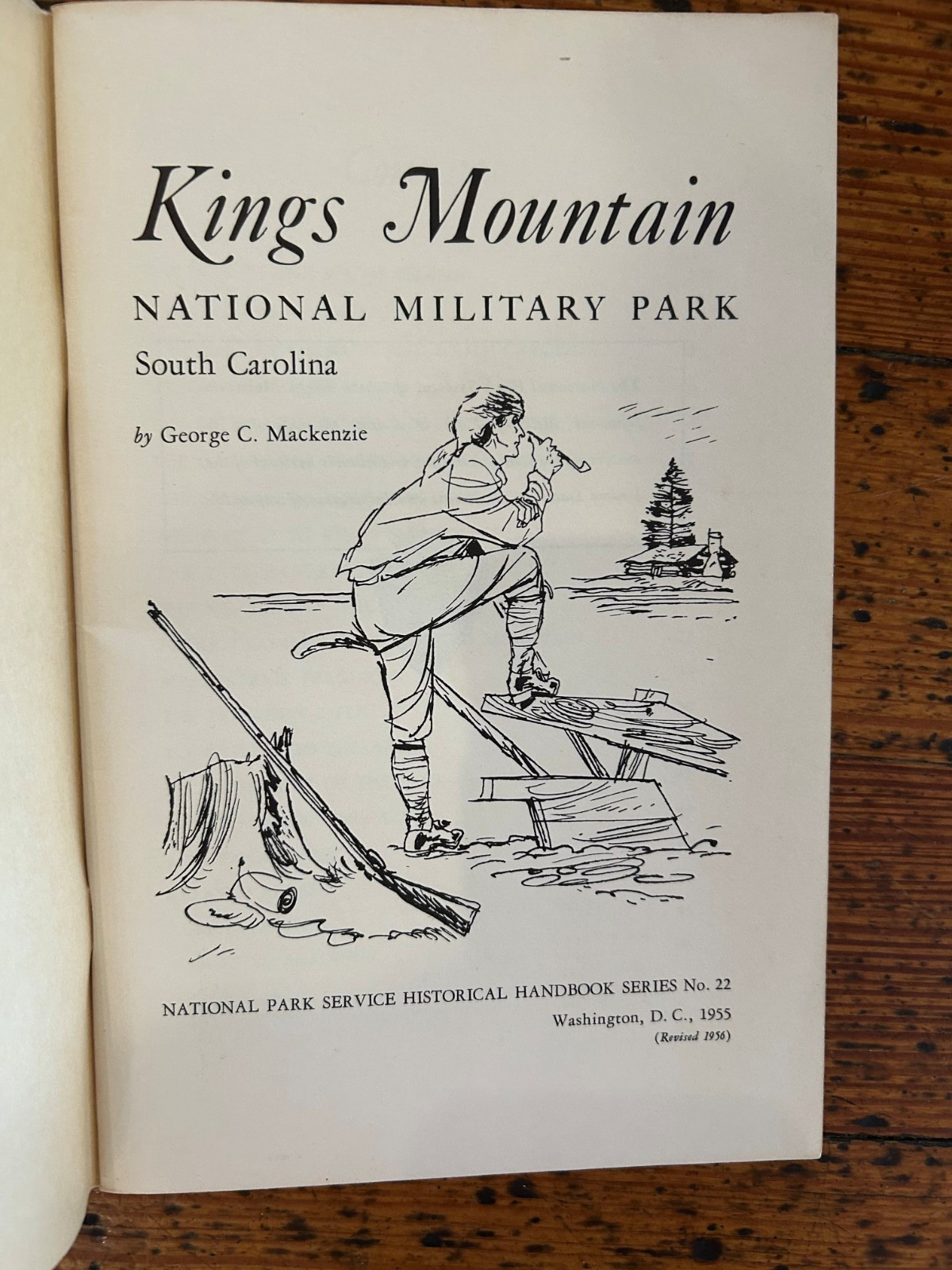 Vintage – KINGS MOUNTAIN NATIONAL MILITARY PARK /Nat’l Park Service Handbook ’61