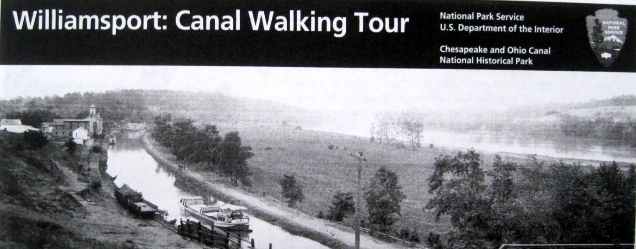 Chesapeake & Ohio Canal Williamsport Walking Tour Historic Park Unigrid Brochure