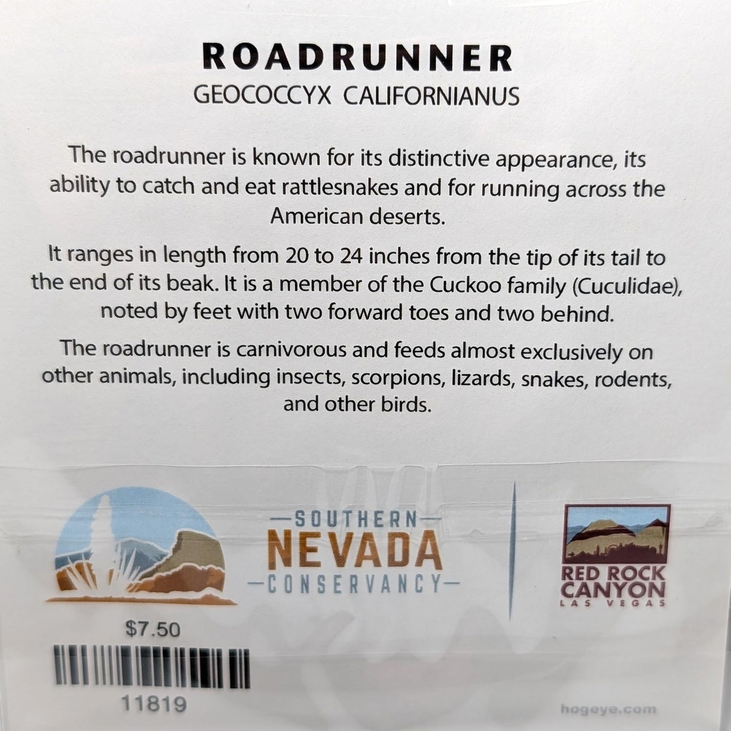 Red Rock Canyon Las Vegas Nevada State Road Runner Embroidered Patch Souvenir