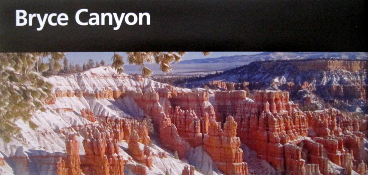 Bryce Canyon National Park Utah National Park Service Unigrid Brochure Map