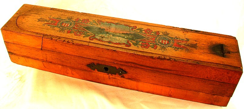 NIAGARA FALLS ARTIST PUZZLE BOX *3 LAYERS* FULL* c.1880 !UNUSUAL!