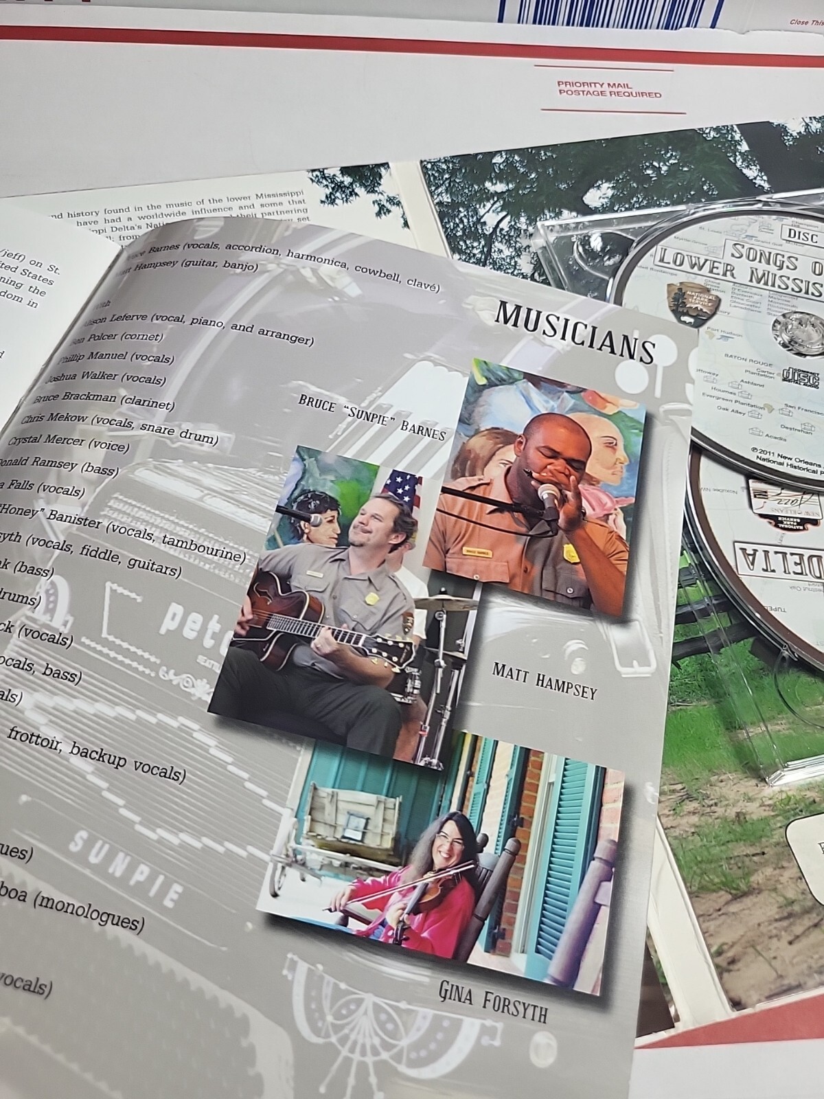 NEW ORLEANS JAZZ NATIONAL HISTORICAL Lower Mississippi Delta Songs CD Set