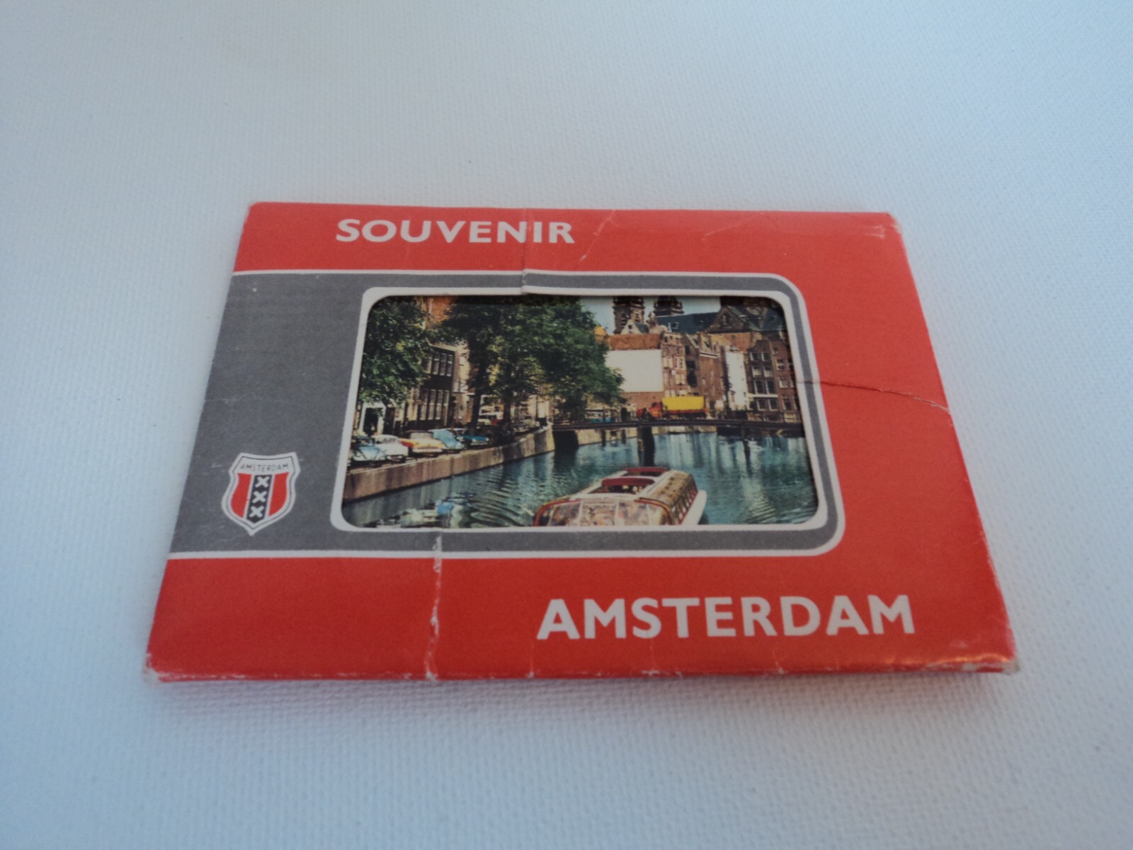 Vintage Mini Souvenir Cards AMSTERDAM colored vintage pictures 10 cards