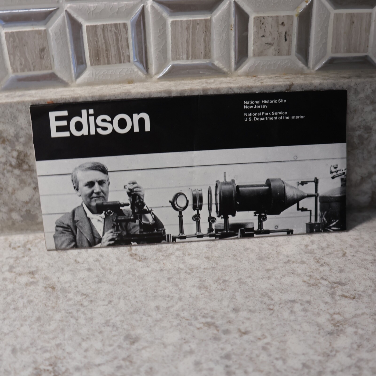 Edison National Historic Site National Park Service New Jersey Brochure