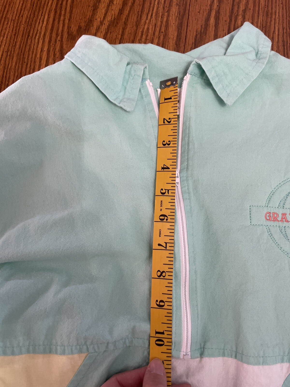 Rare Vintage Grand Teton National Park Light Weight 1/4 Zip, Womens L Retro USA