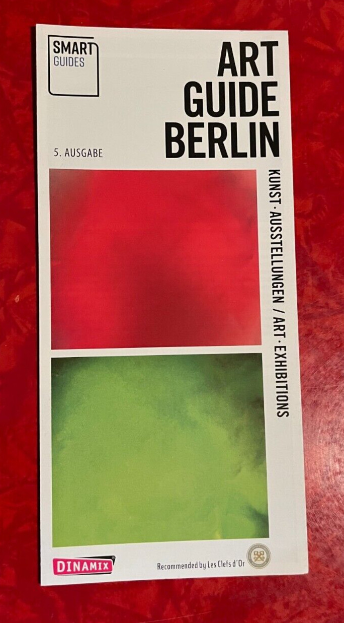 ART GUIDE BERLIN, GERMANY BROCHURE & MAP GUIDE 2021 – ENGLISH & GERMAN