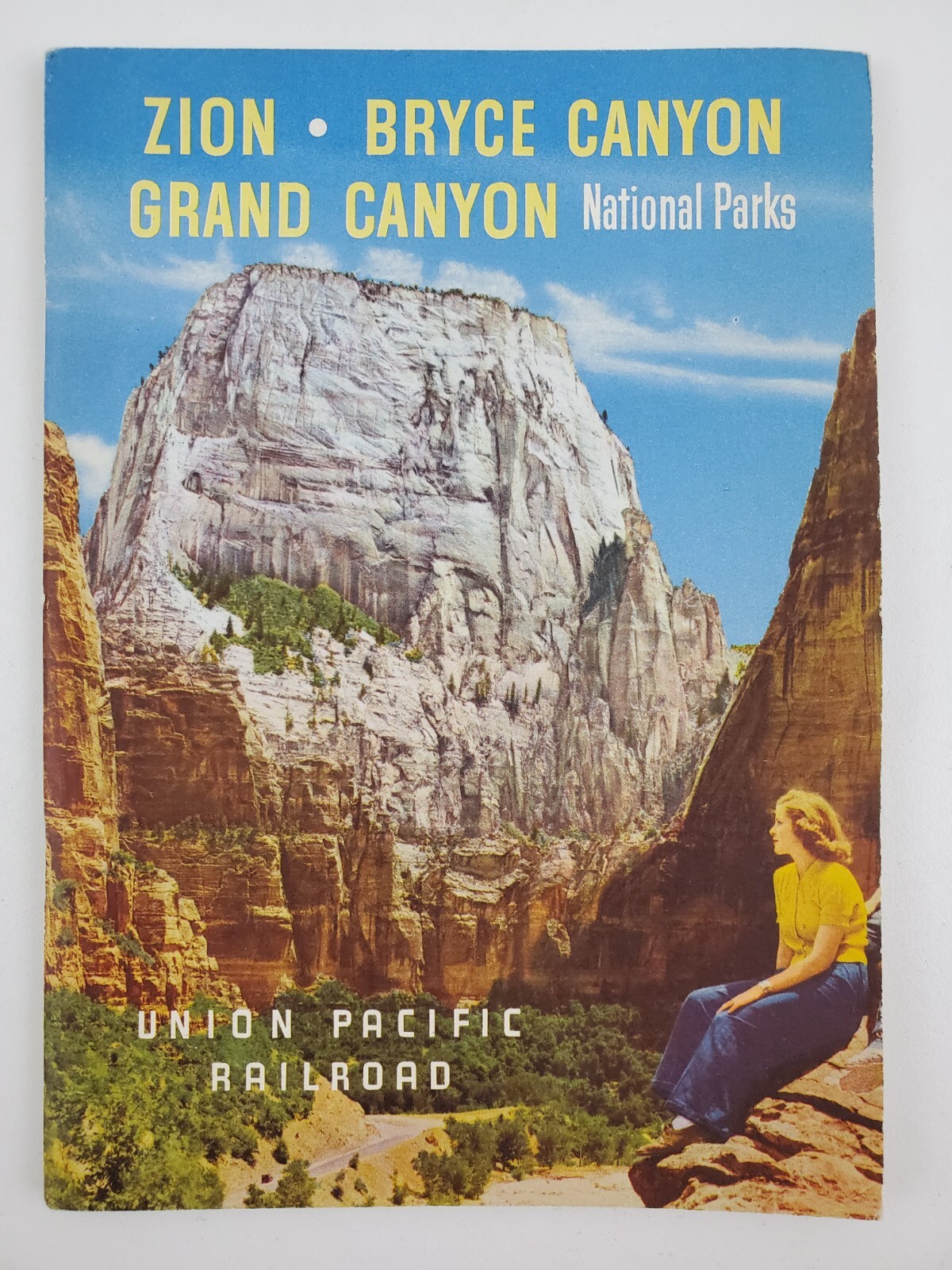1952 Zion Bryce Canyon Grand Canyon Guide Nat’l Parks Union Pacific Vtg Booklet