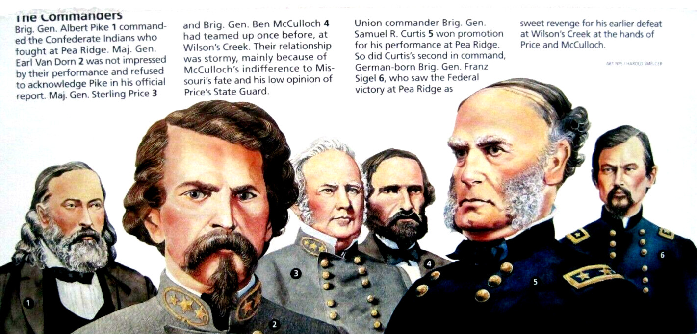 Pea Ridge National Military Park National Park Service Unigrid Brochure Map