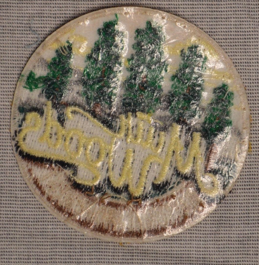 Muir Woods National Monument Embroidered Patch Circular
