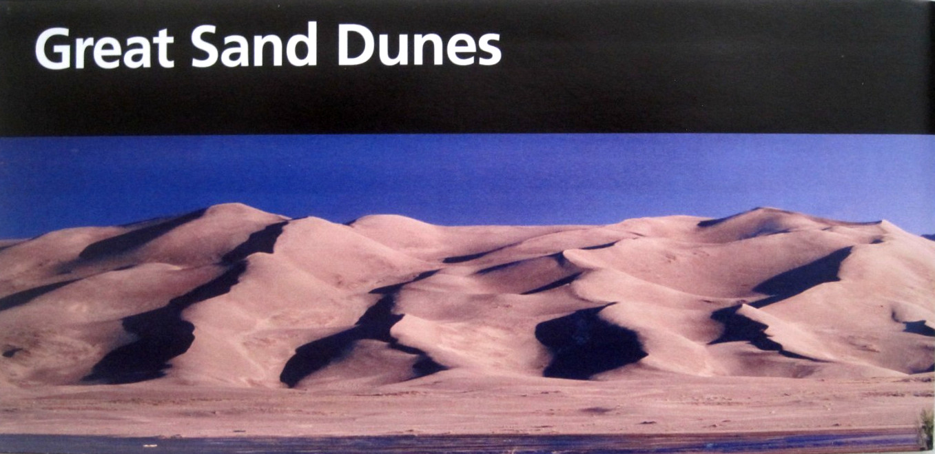 Great Sand Dunes National Park Colorado Park Service Unigrid Brochure Map