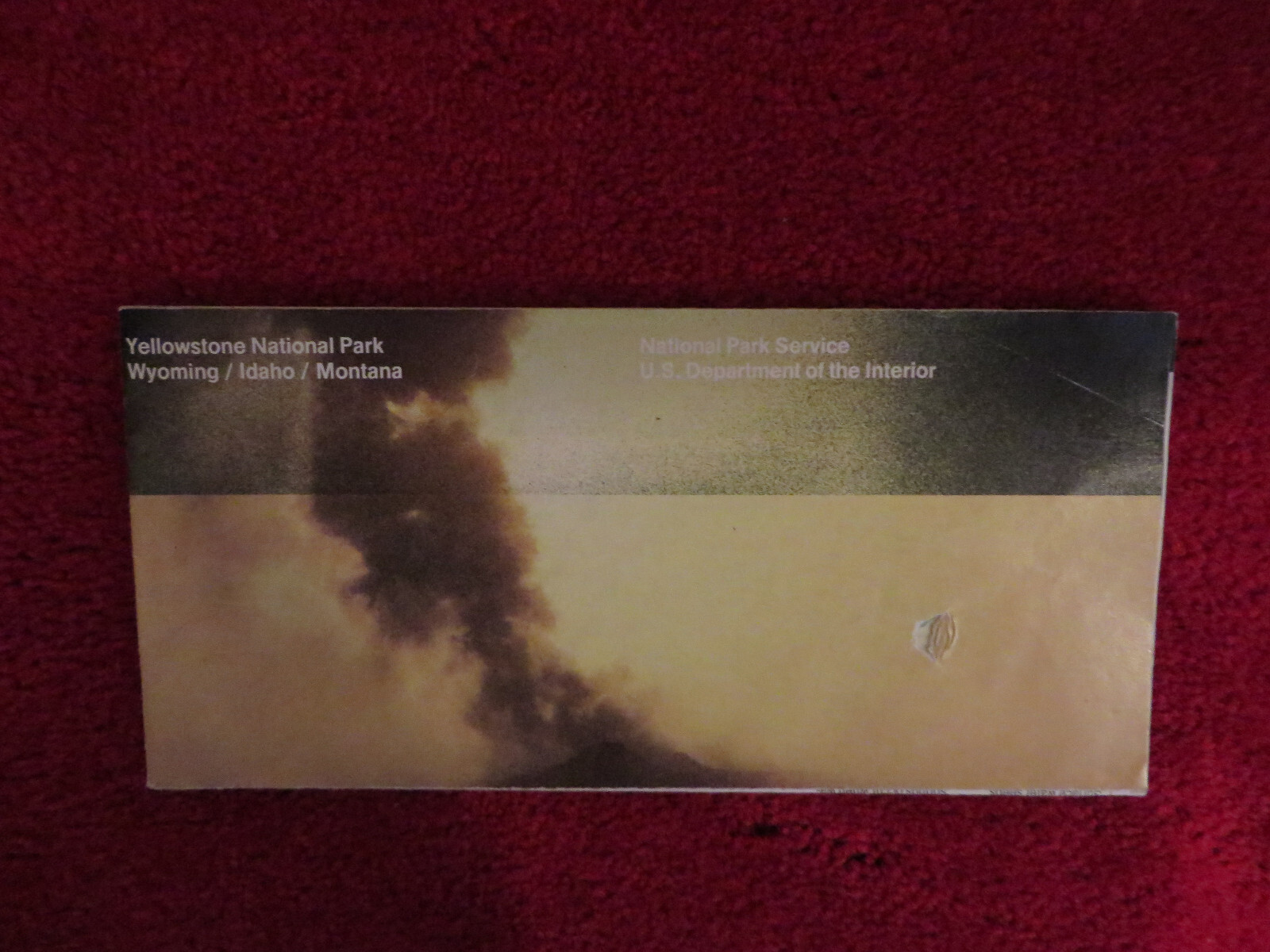 YELLOWSTONE NATIONAL PARK Maps 1992-1993 Lot of 2 – Official Guide & Canyon Map