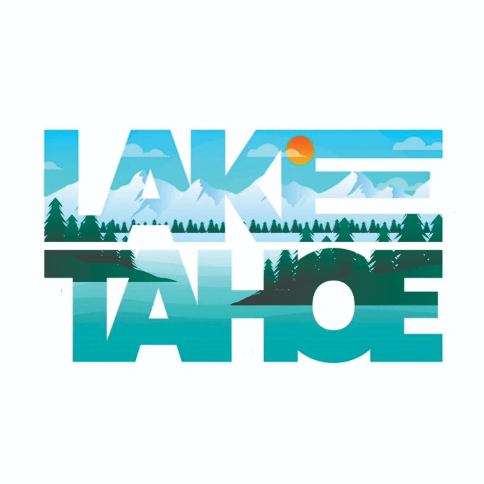 Lake Tahoe Nevada California Sticker Decal