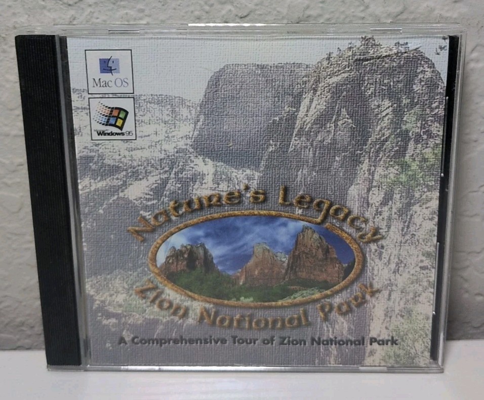 Nature’s Legacy Zion National Park Tour PC/MAC CD ROM B310