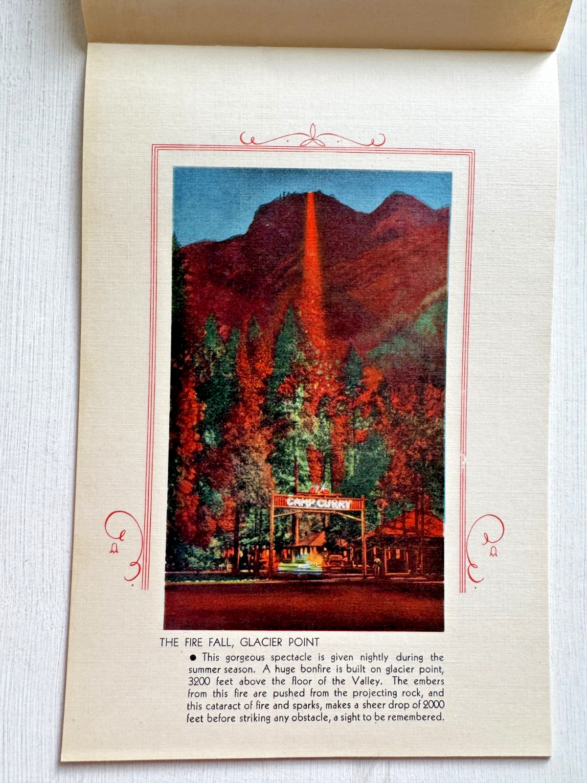 1930-40’s Yosemite National Park Picture Book w/ 32 Pictures B