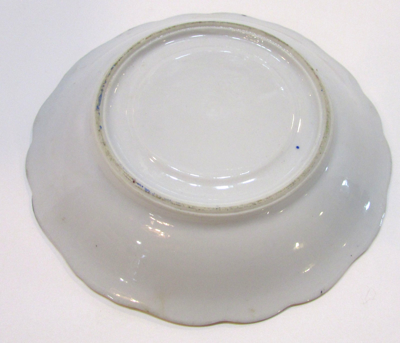 Antique 1920s Glacier Park Divide Mountain Hand Painted Small Demitasse Saucer