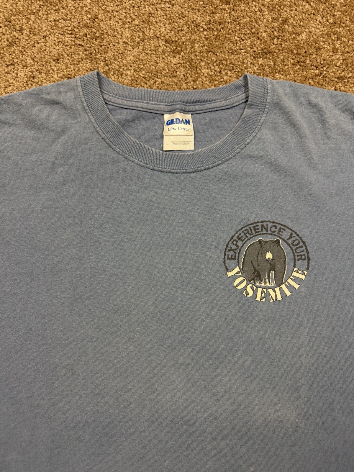 Vintage Yosemite Half Dome National Park Bear Long Sleeve T Shirt Adult Large