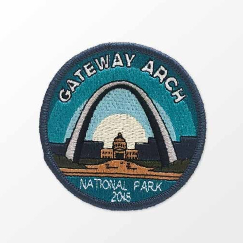 Gateway Arch National Park Patch Iron-On Applique Souvenir Gift