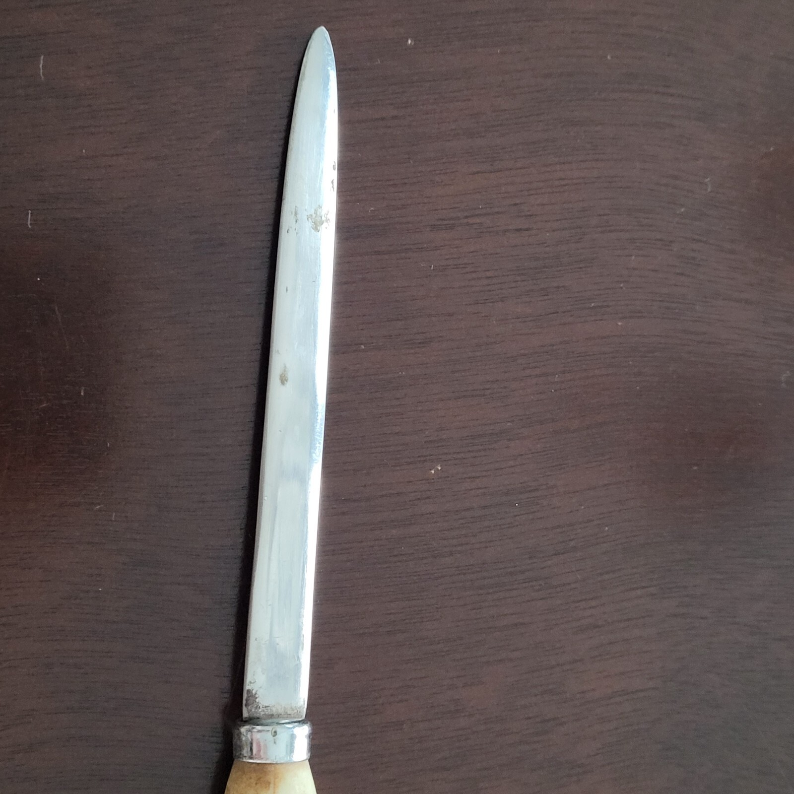 Vtg 70s YELLOWSTONE NATIONAL PARK Letter Opener Faux Antler PC Stainless Steel