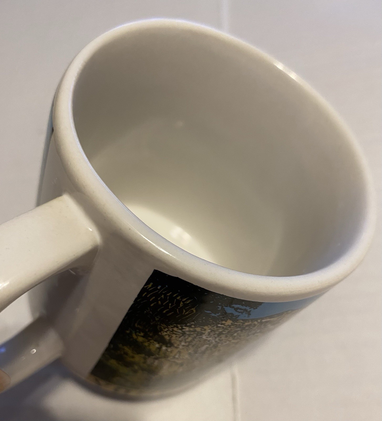 VTG Yosemite National Park California Waterfall Coffee Tea Cup Ceramic Mug 8oz