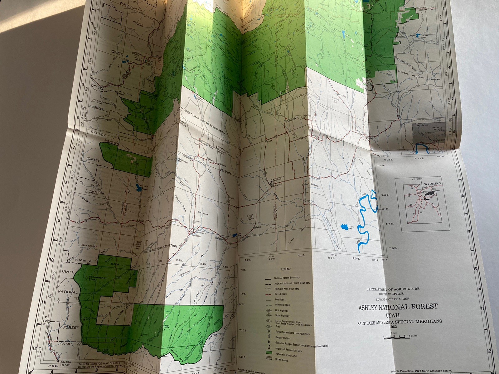 Vintage 1960’s Utah National Forest/Travel Brochures Maps Lot of 3. Excellent.